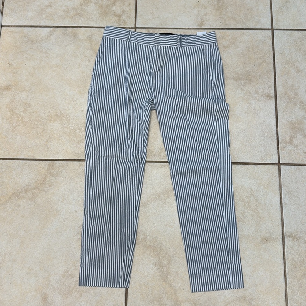 Banana republic pin striped Hampton pant